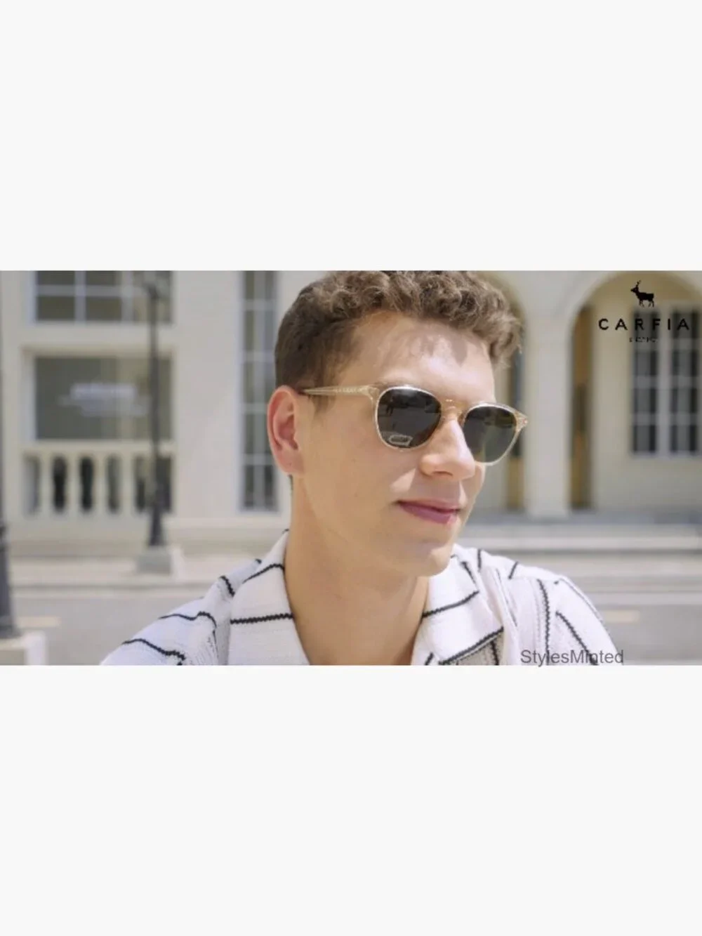 Polarized Acetate Sunglasses for Men Retro Square Sun Glasses Trendy
